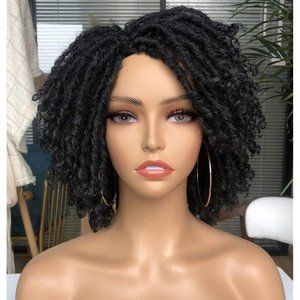 Womens ladies faux locs wig